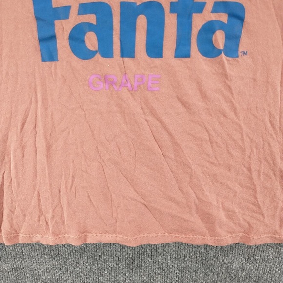 Wildfox Coca Cola Women's Grape Fanta Crop Top Brownish Red Large Crew Neck - Picture 5 of 13